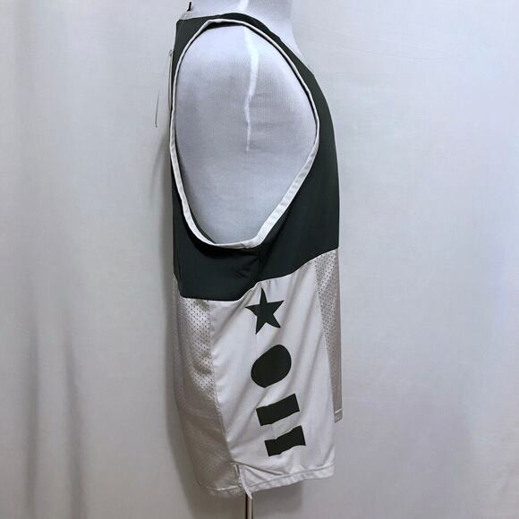 Adidas NWT Green and Cream Jersey Men L - Picture 5 of 11